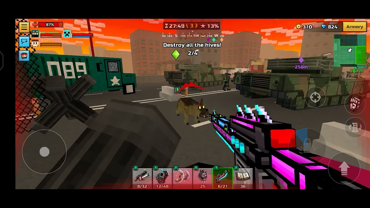 Pixel Gun 3D - Raid - Dead City Full Gameplay