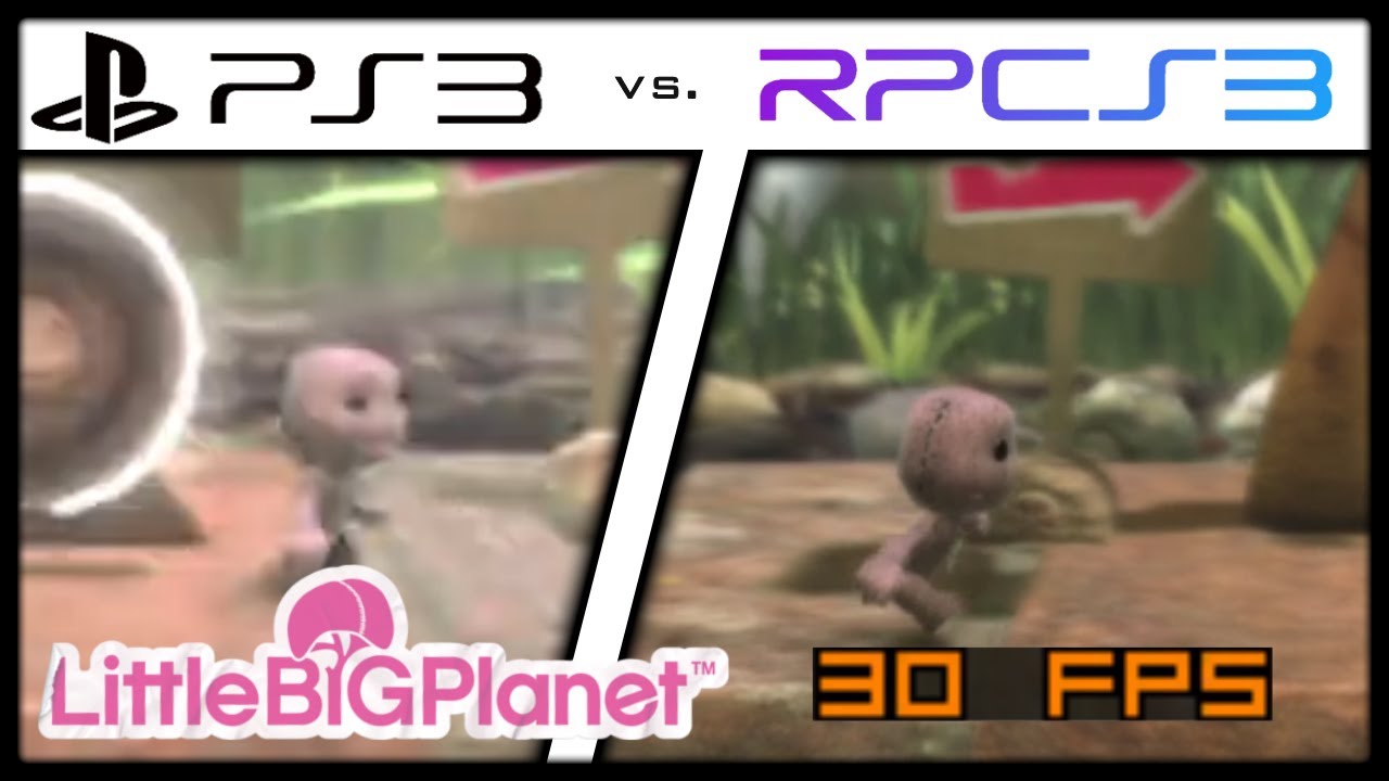 PS3 vs. RPCS3 - LittleBigPlanet | Emulation Performance & Accuracy Comparison