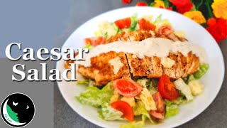 Caesar Salad | Low Carb Keto Caesar Salad Recipe with Chicken #shorts