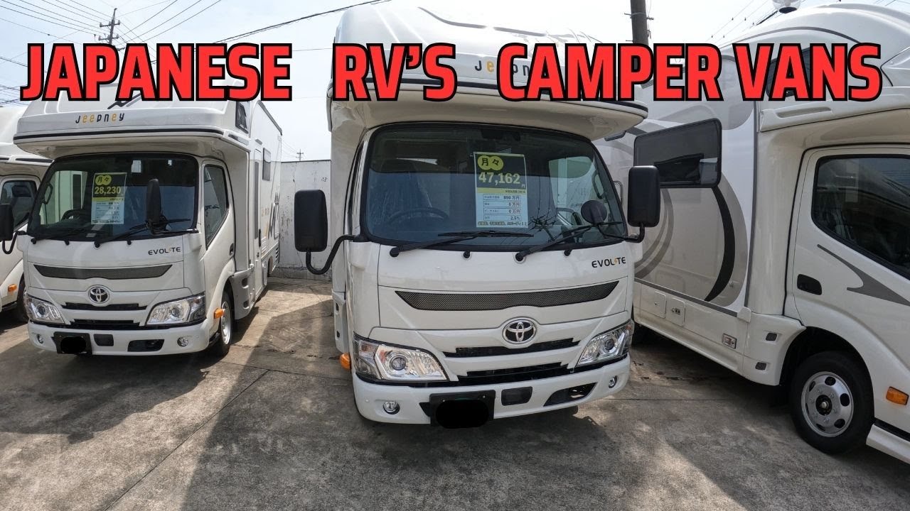 Japan's RV’s. How expensive are they. They will blow your mind.