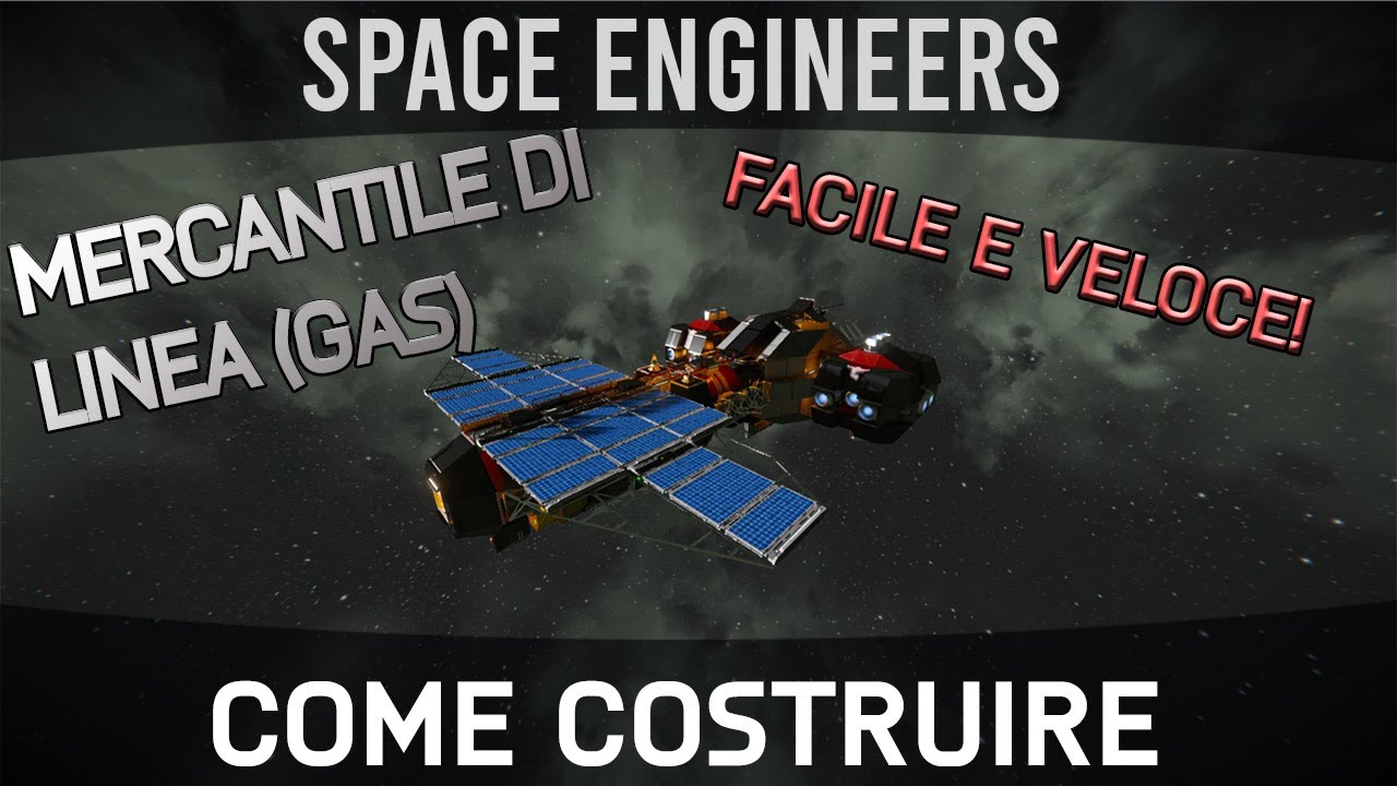 Space Engineers Tutorial ITA | Trasporto Gas di linea (Survival ready ...