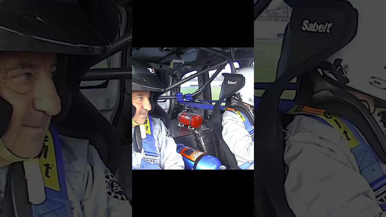 L’arrivée de Sylvain dans le Multipla au GP 3