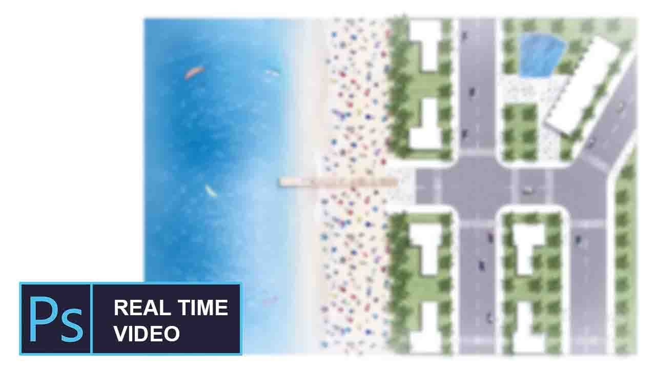 TUTORIAL How To Make Site Plan In Photoshop Beach Site Plan TUTORIAL How To Make Site Plan In Photoshop Beach Site Plan
