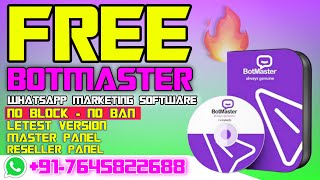Botmaster Software 2024 Latest Version | Botmaster whatsapp sender Reseller panel license generator