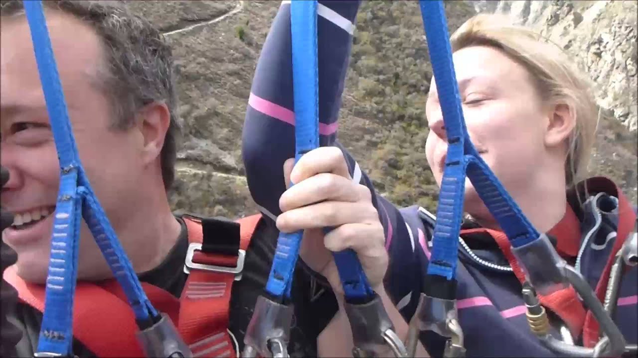 Lizzy and Alex do the "World's Largest Swing" in New Zealand YouTube
