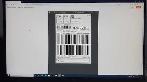 PART 1 | Printing Lazada Waybill