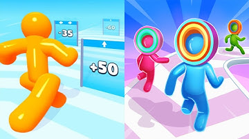 Tall Man Run VS Layer Man Max Levels Walkthrough Android, iOS Update Gameplay P154