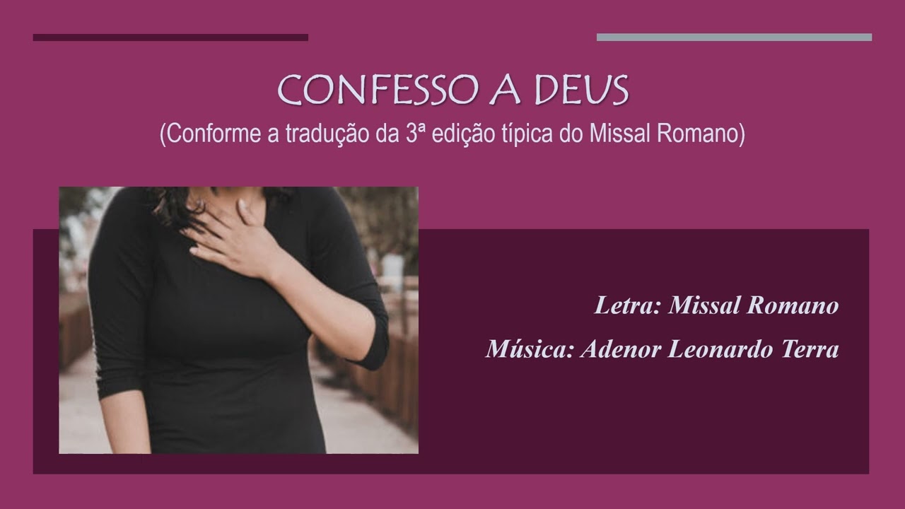 CONFESSO A DEUS