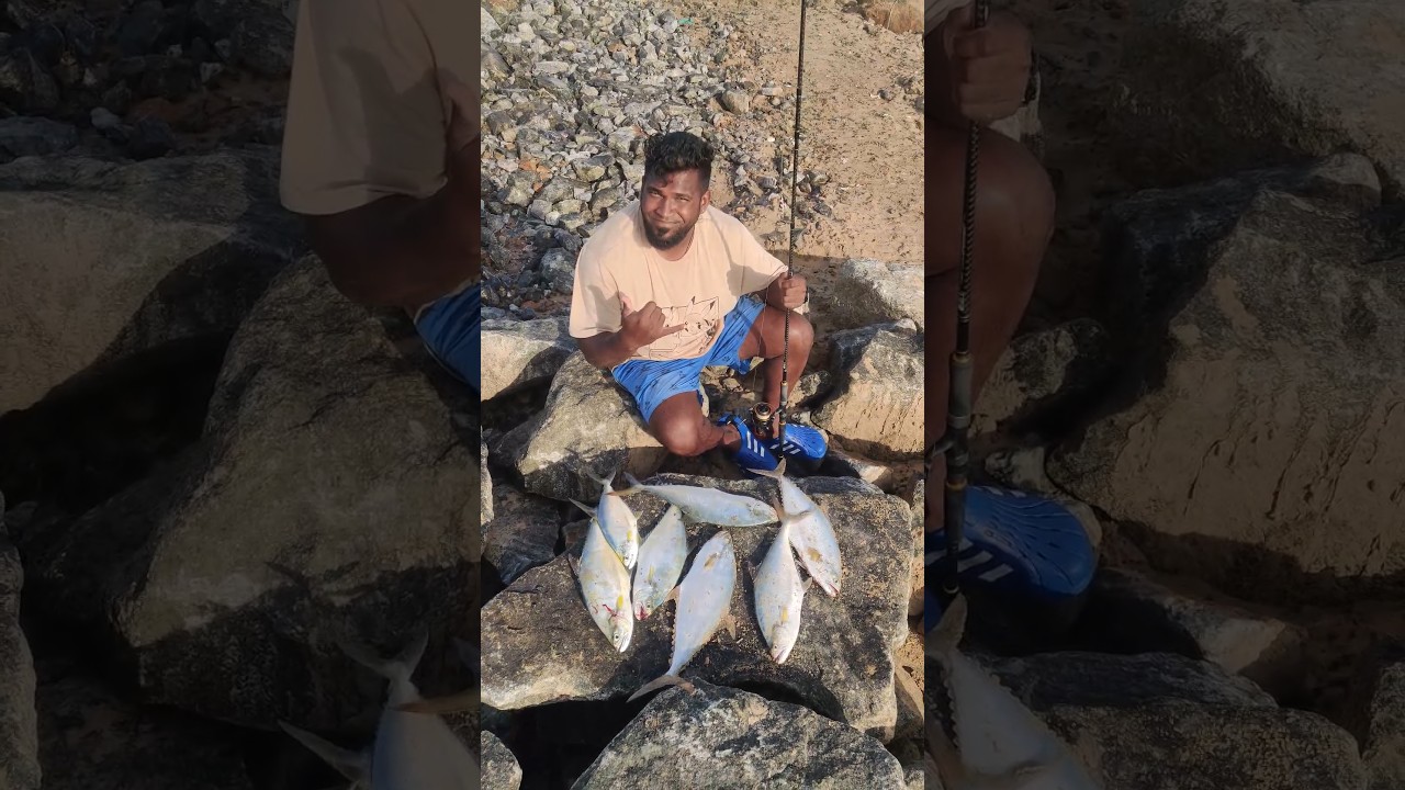 Queen fish catch from jetty 