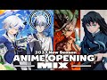 Anime opening music mix  anime updating 2023  anime opening compilation 2023