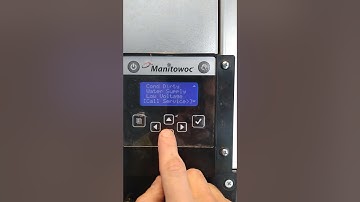 Manitowoc Ice Machine - How to Clear Errors