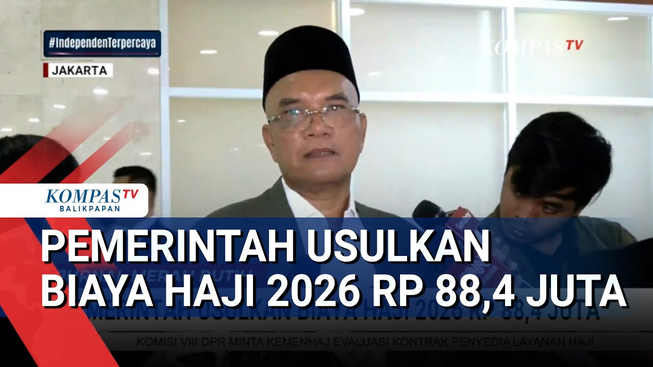 Pemerintah Usulkan Biaya Haji 2026 Rp 88,4 Juta