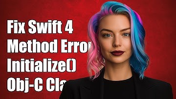 Fixing Swift 4 Error: Method 