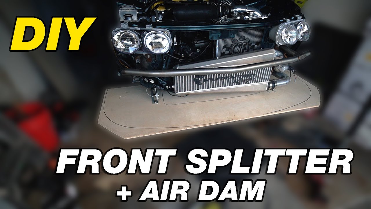 DIY Front Splitter & Air Dam for your Honda HOW TO YouTube