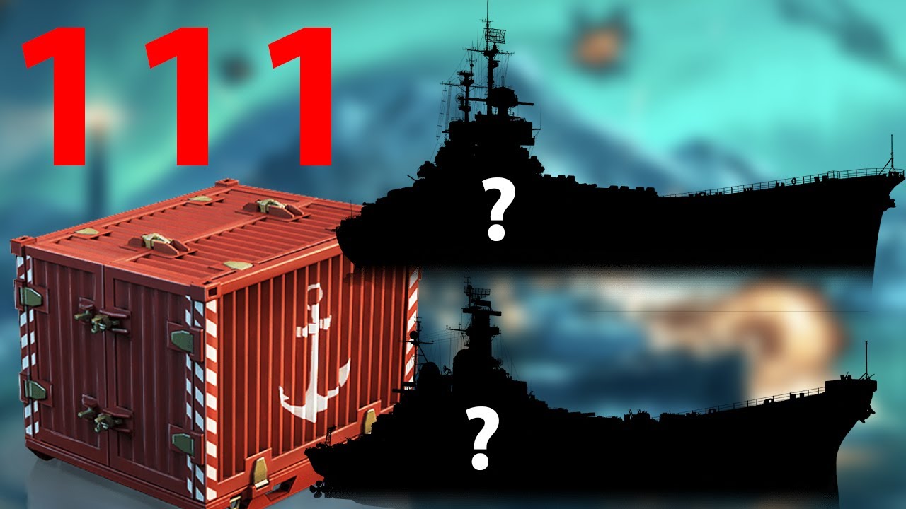 Opening 111 Supercontainers | WoWS 8th Anniversary - YouTube