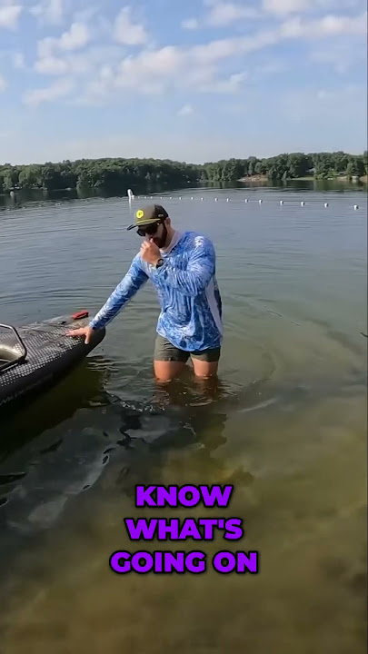 FAIL: Trying To Stand on This Kayak 🤣 #inflatable #aaanglers #bassfishing
