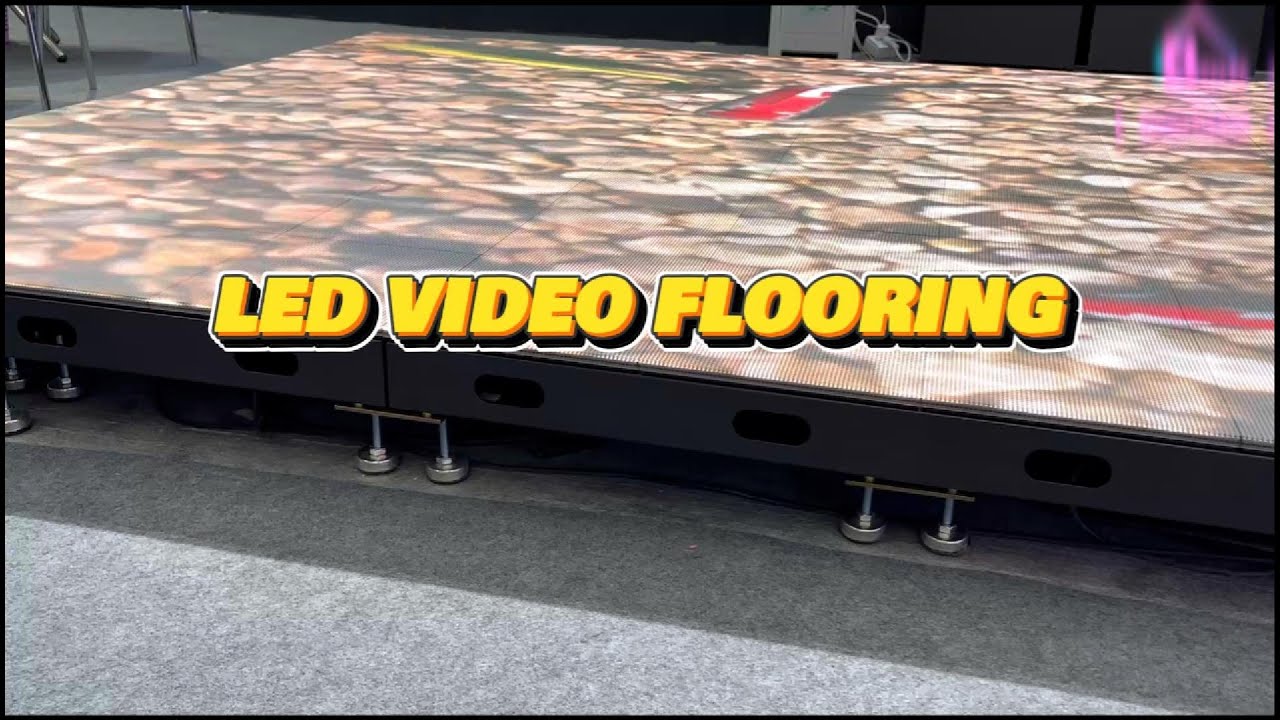 Interactive LED Floor #ledvideowall #ledfloor - YouTube