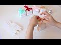 Vídeo: Caja de regalo con agradecimiento Detalle de bautizo
