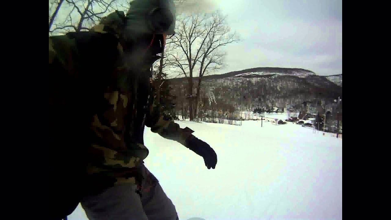 Self Filmed Snowboarding at Victor Constant