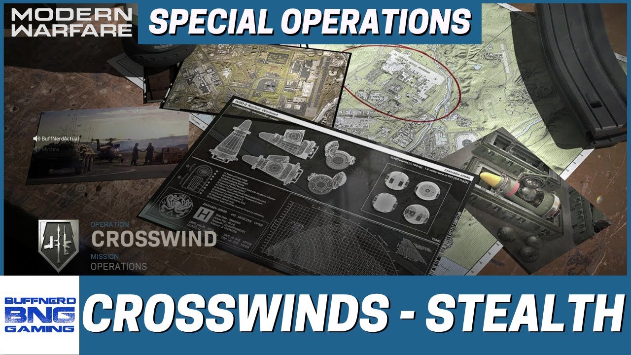 Operation Crosswinds Full Stealth - Special Operations - Call Of Duty Modern Warfare