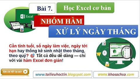 Les 7. De functies VANDAAG, DAG, MAAND en JAAR in Excel gebruiken | Verwerk datums snel in slecht...