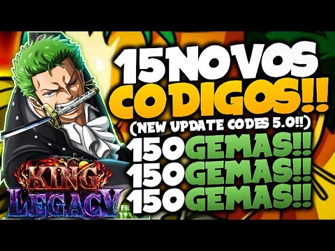 LANÇOU!! 16 NOVOS *EXCLUSIVOS* CODES SECRETOS no KING LEGACY CODIGOS! (King  Piece Codes) - ROBLOX 