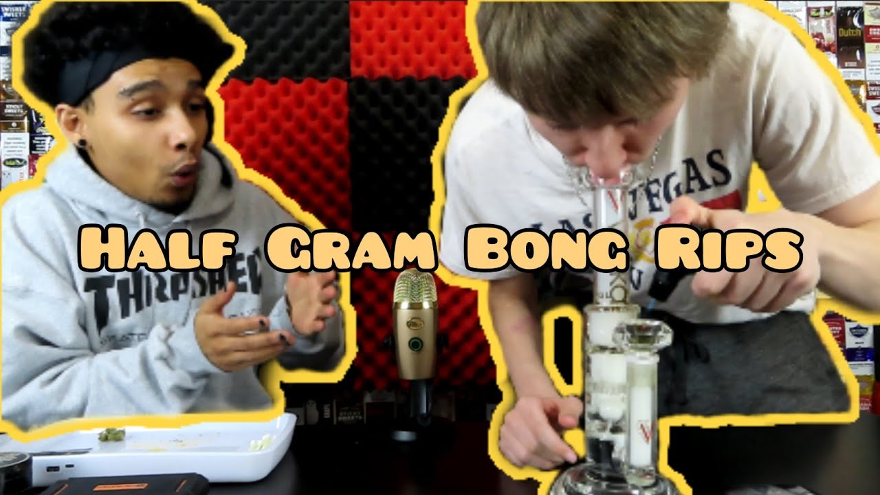HALF GRAM BONG RIPS!!! "PAIN💀"