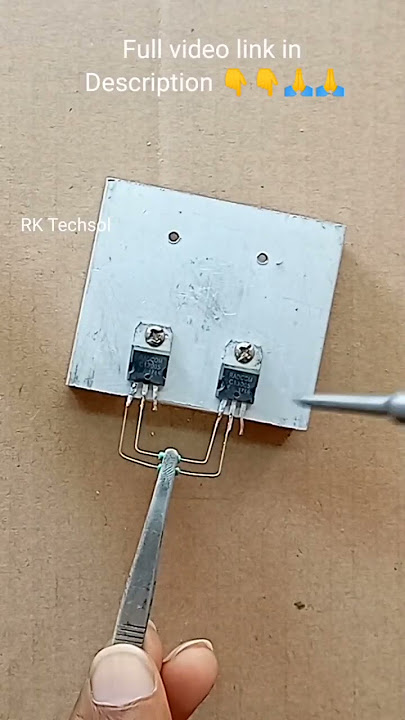 Mini Inverter 12V DC to 220V AC using C13005 transistor