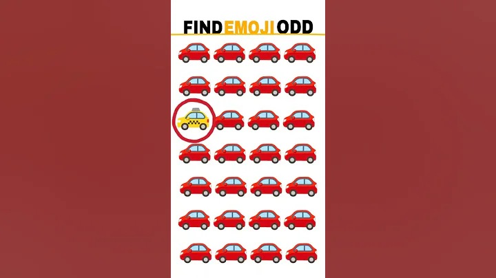 FIND THE ODD EMOJI OUT #55 #shorts #howgoodareyoureyes #puzzlegame #emoji #emojichallenge