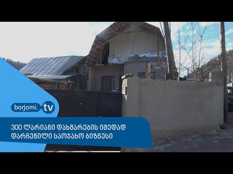 300 ლარიანი დახმარების იმედად დარჩენილი საოჯახო ბიზნესი