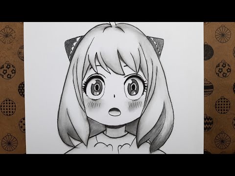Anya Forger Anime Çizimi, Kolay Anime Resmi Nasıl Çizilir