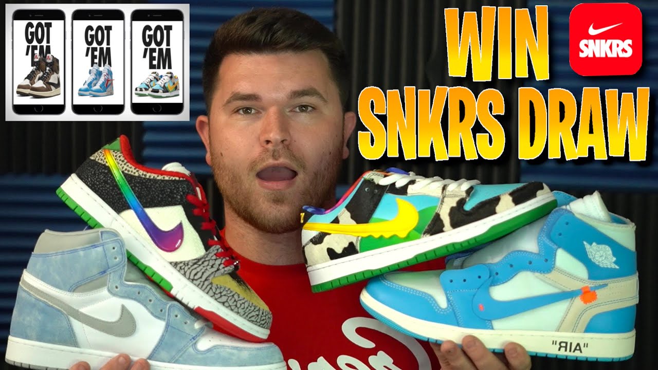 Hacer bien Cuna coger un resfriado How to Win Nike SNKRS App Draws | 10 Tips for Manual Users! - YouTube