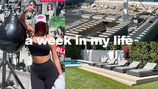 VLOG ★ backyard renovations, easter sunday + work out with me