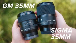 Sony GM vs Sigma 35mm f1.4  Can you tell the difference?