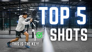 TOP 5 EASY SHOTS TO WIN THE POINT IN PADEL