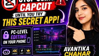 Stop using CapCut until you try THIS secret app! PC-level editing on your phone #viral #capcut #edit