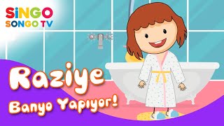 RAZİYE Banyo Yapıyor 🛁 – SingoSongo TV I İsme Özel Çocuk Şarkıları 🎶