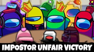 Impostor Unfair Victory V1.5 Vs Friday Night Funkin Among Us Cool Update Fnf Mod