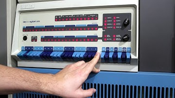 PDP-11/70 panel operation - test run "script00_TB8A3105"