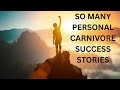 So many first-hand stories of health issues helped by the Carnivore diet