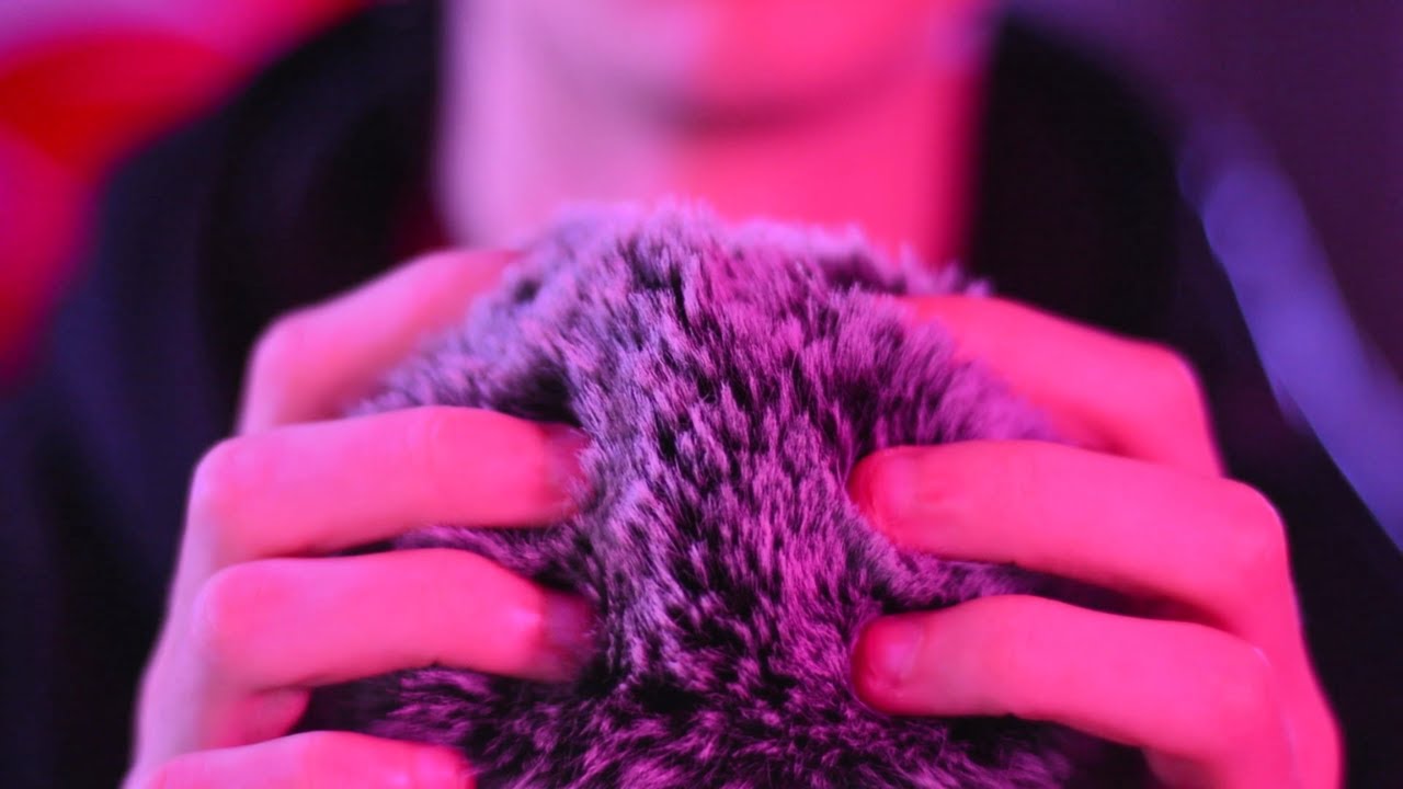 ASMR 2 HOURS of Mic Scratching | NO TALKING | Fluffy Cover - YouTube
