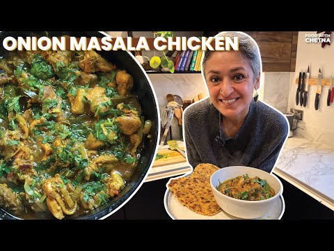A must try - ONION MASALA CHICKEN! Healthy and delicious