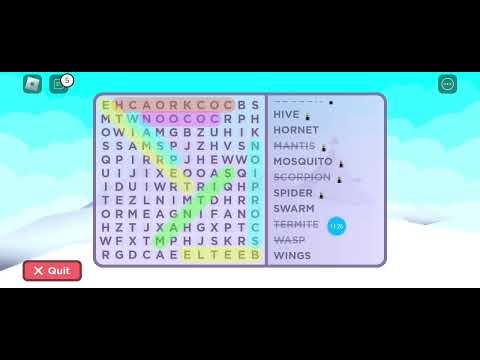 WORD SEARCH IN ROBLOX