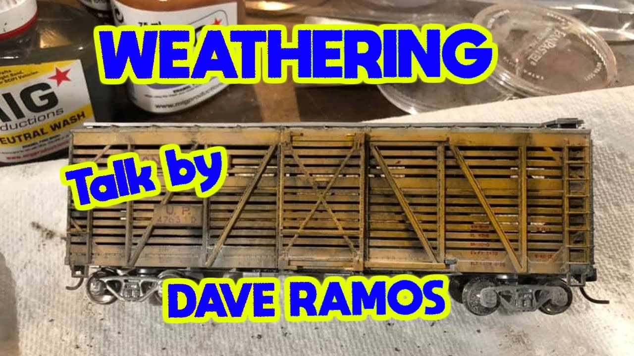 Dave Ramos Talks How to Weather Model Railroad Rolling Stock YouTube