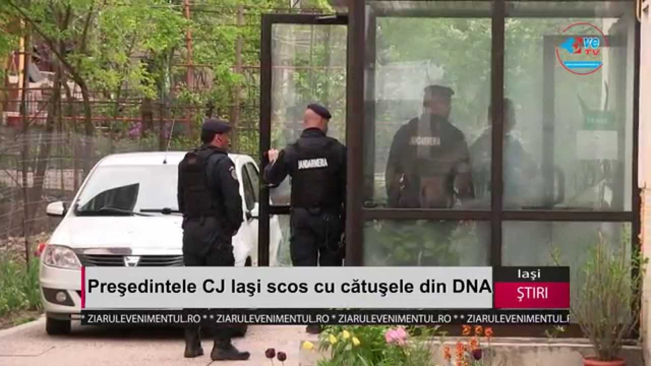 Preşedintele CJ Iaşi scos cu catuşele din sediul DNA evenimentul de botosani