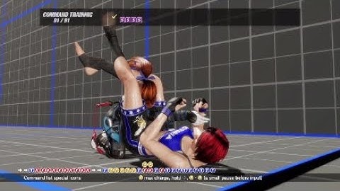 Dead or Alive 6 Mila Command Training Full Move List
