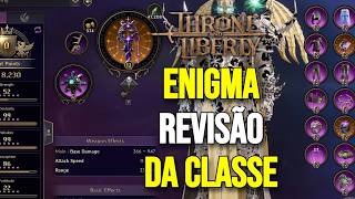 THRONE AND LIBERTY ENIGMA F2P STAFF &amp; ORB REVISÃO DA CLASSE PARA PVE BUILD, SKILLS E MAESTRIA