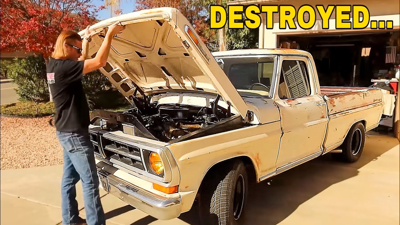 My Custom NASCAR Exhaust BROKE My F100! YouTube