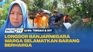 Valuables Evacuated in Banjarnegara After Landslide Enters Danger Zone