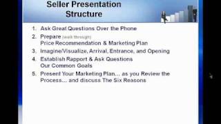 10 Steps to a Successful Seller/Listing Presentation